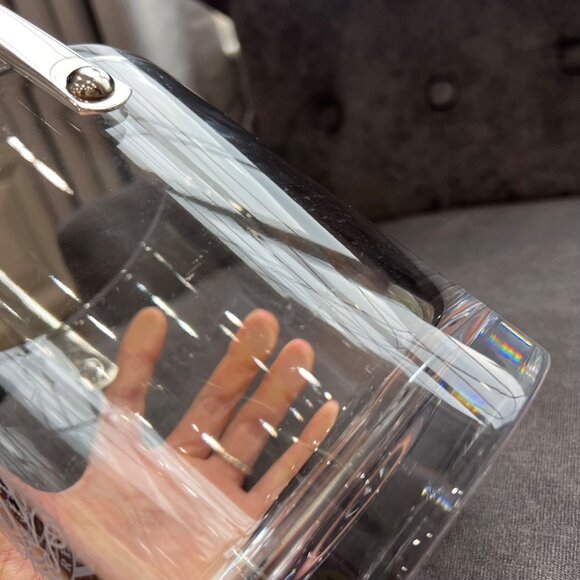 Ralph Lauren Crystal Metal Handle Ice Bucket - Picture 6 of 7